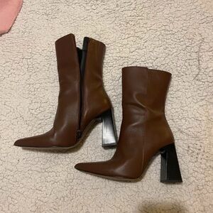 Marks & Spencer Brown Heeled Boots